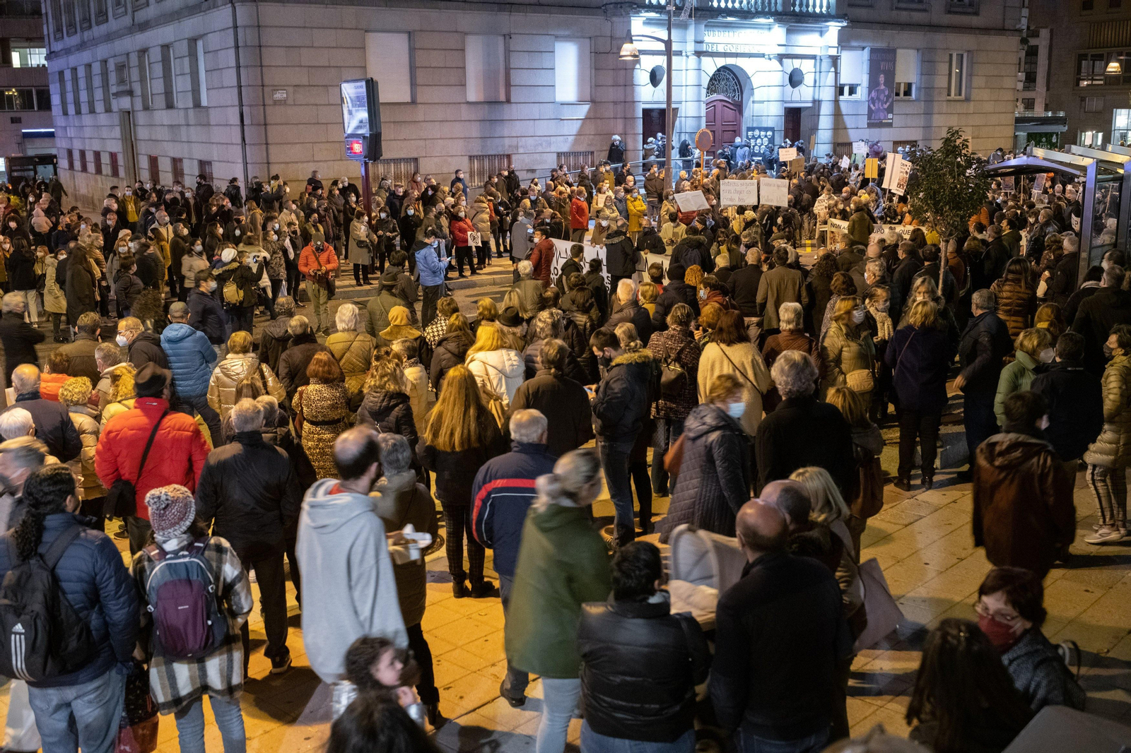 La manifestación de SOS Ourense colapsa la ciudad // FOTO: ÓSCAR PINAL