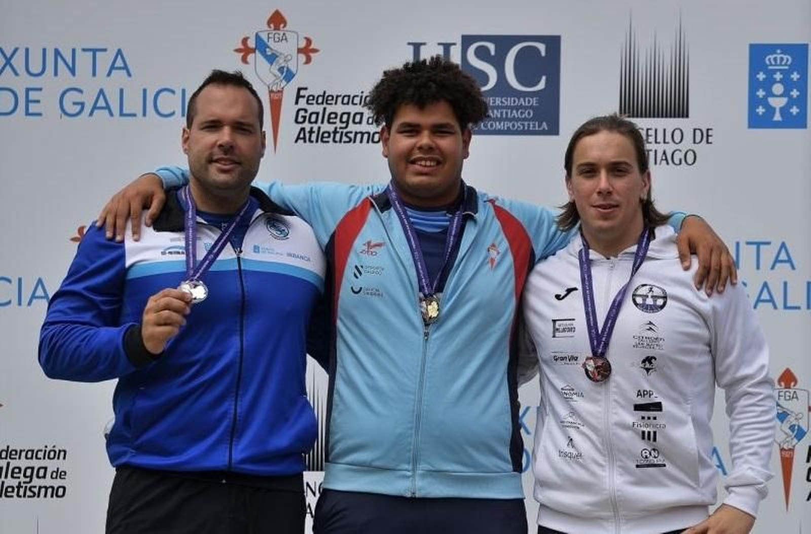 Miguel Ángel Granado destacó en Santiago al obtener el oro en lanzamiento de peso y la plata en disco.