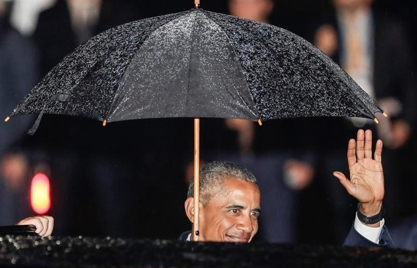 El presidente estadounidense Barack Obama a su llegada al aeropuerto de Vientiane, Laos. (IRHAM)