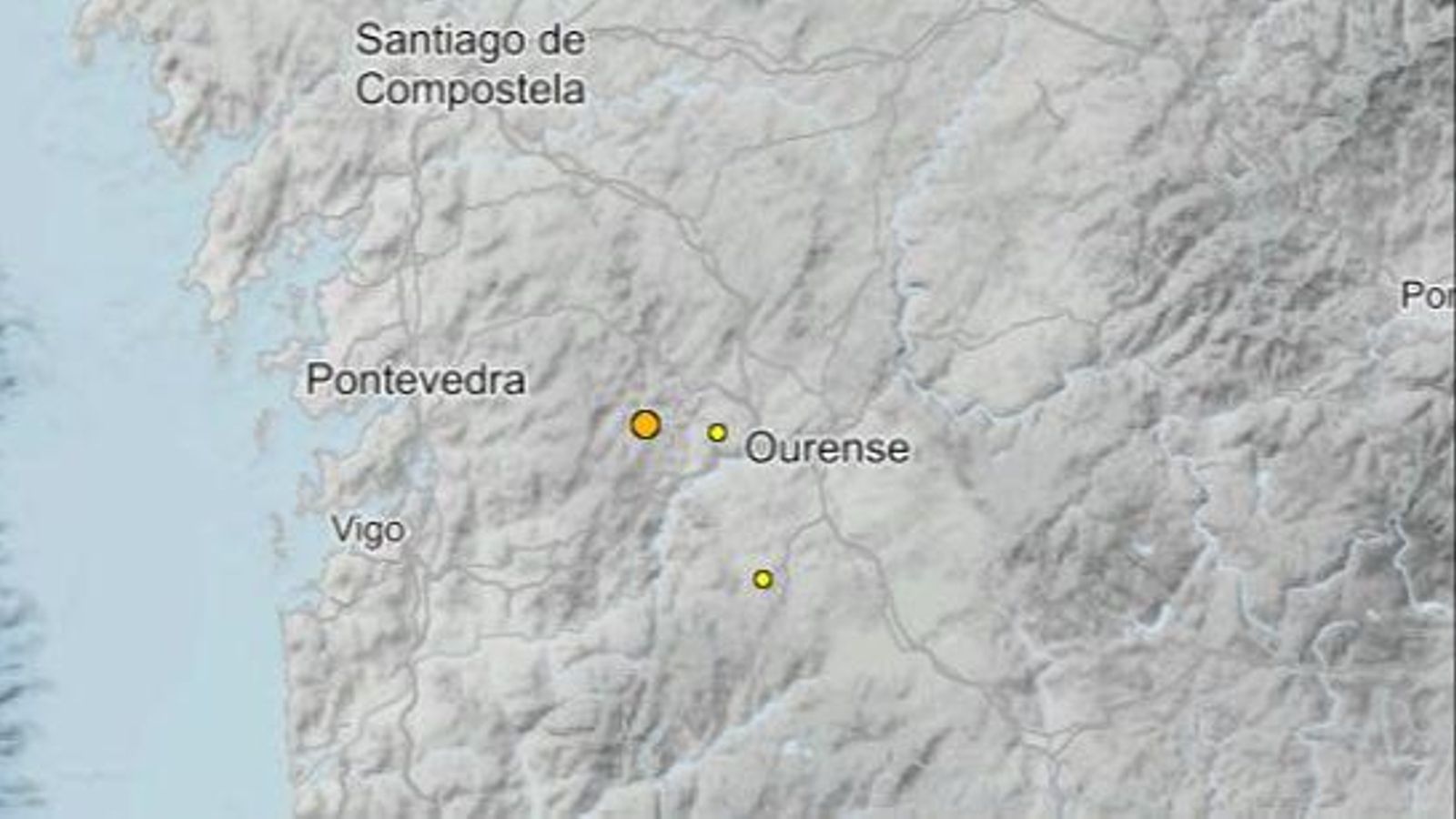 Mapa de los terremotos