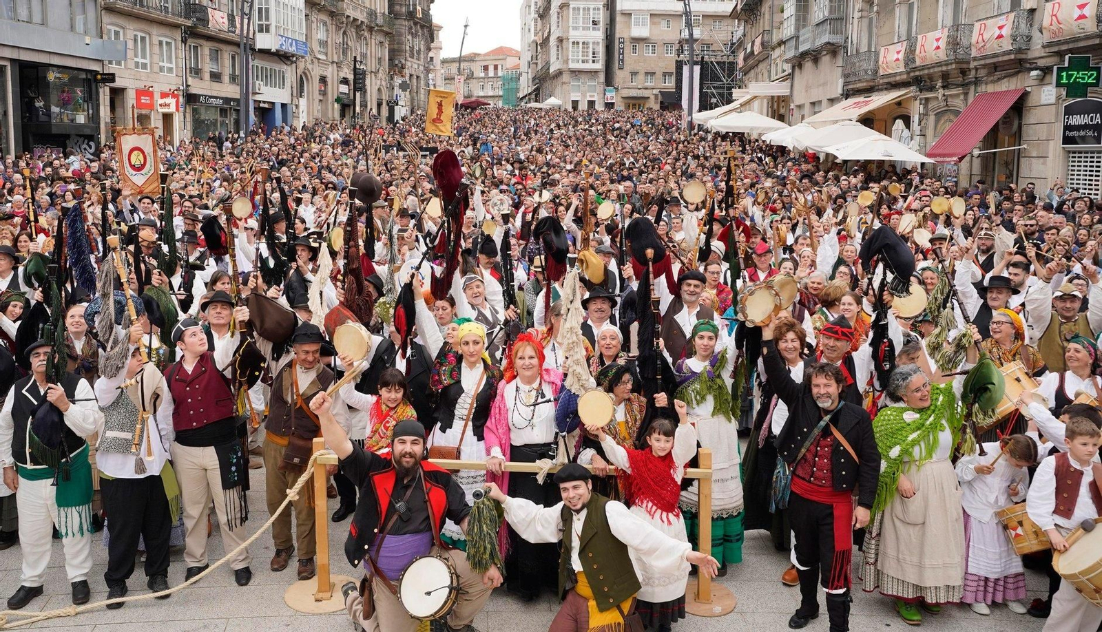 Representación de la Reconquista de Vigo 2024.