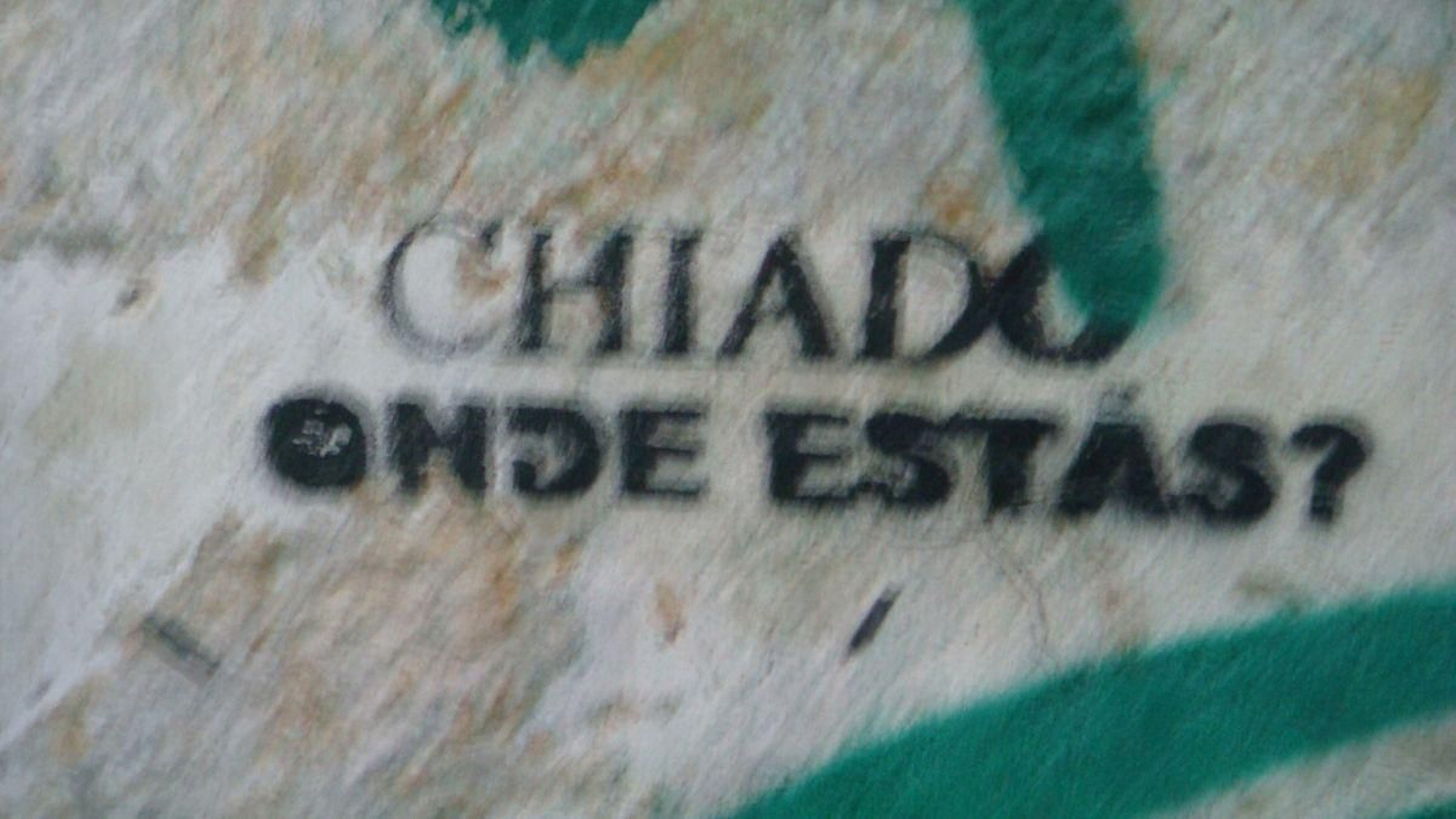 Añorando el barrio del Chiado después del incendio que sufrió.