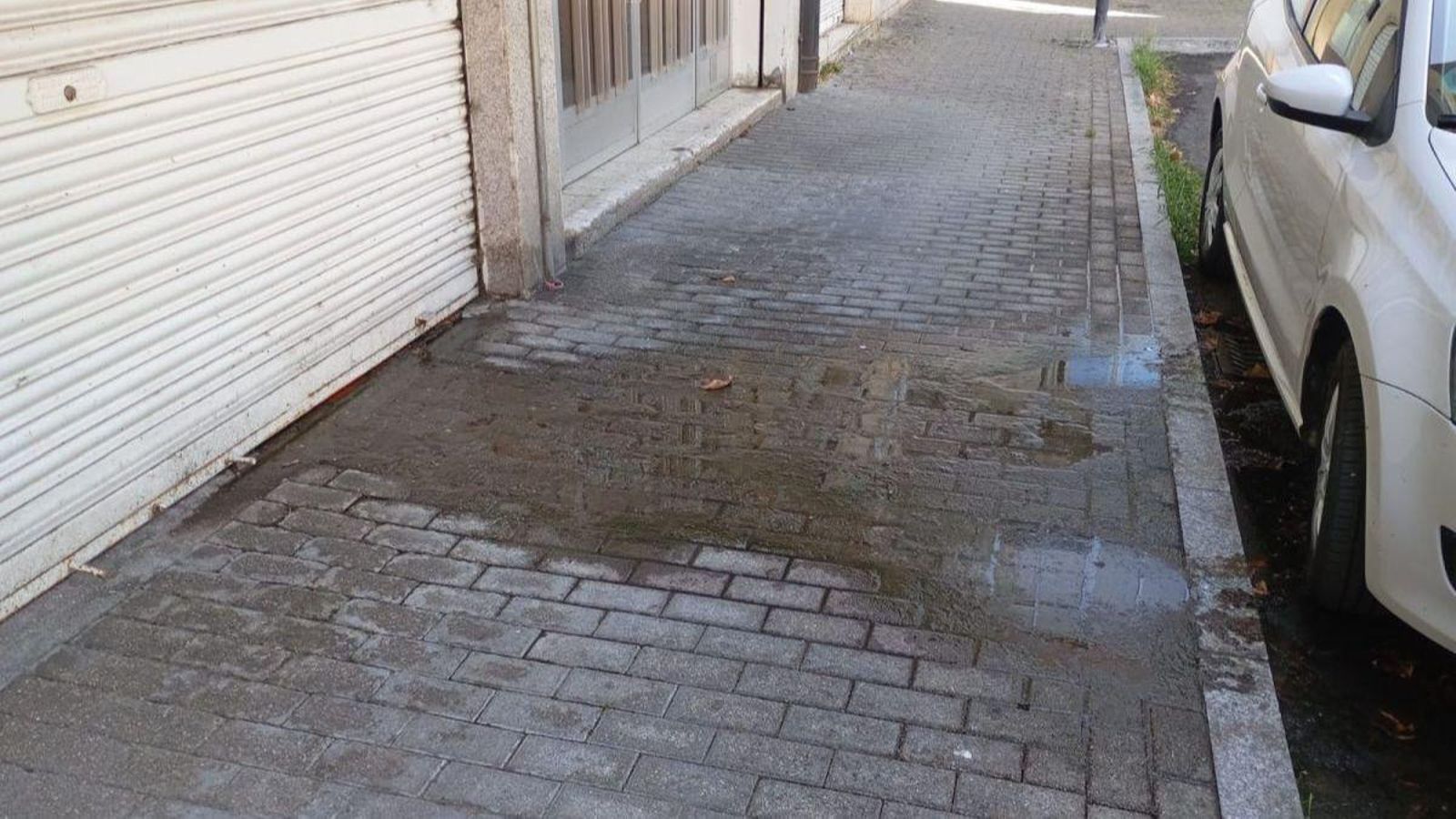 Aguas fecales en plena ciudad