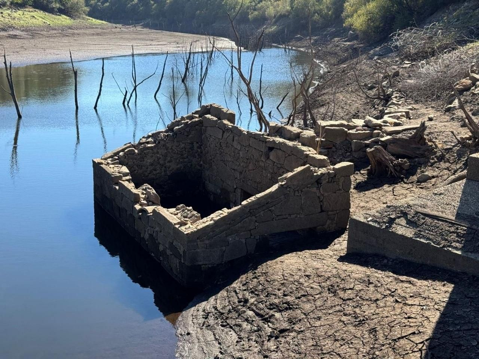 El embalse de Eiras.