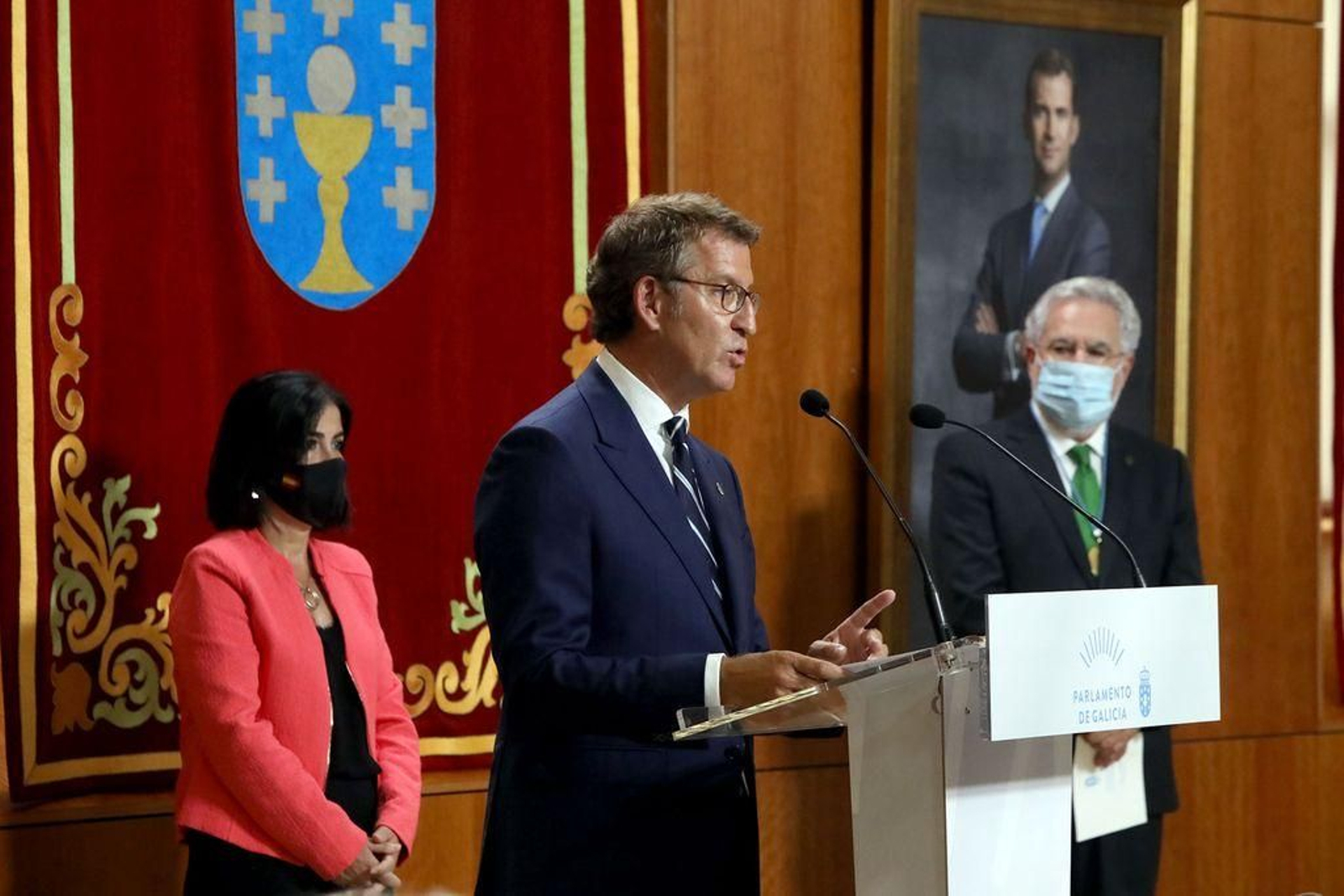 Alberto Núñez Feijóo toma
posesión como presidente de la Xunta