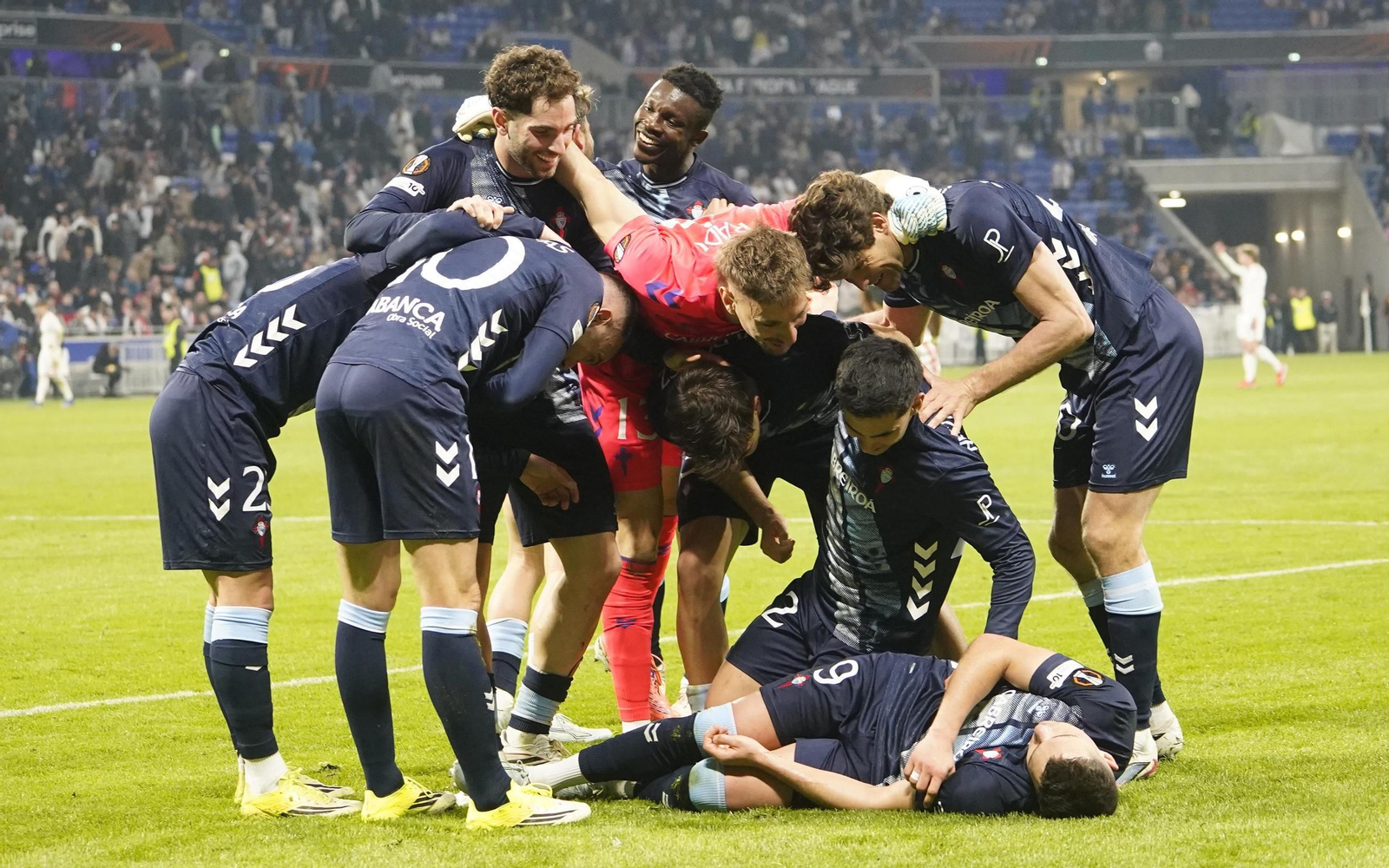 Galería | El partido de vuelta de Europa League Lyon-Celta