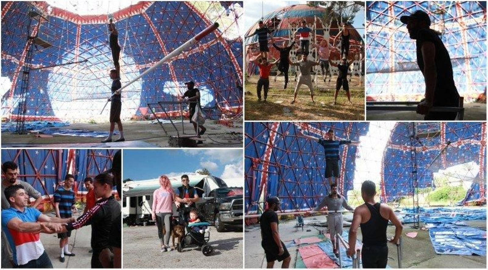 A pesar de las circunstancias, en Benposta se siguen haciendo juegos de equilibrio.