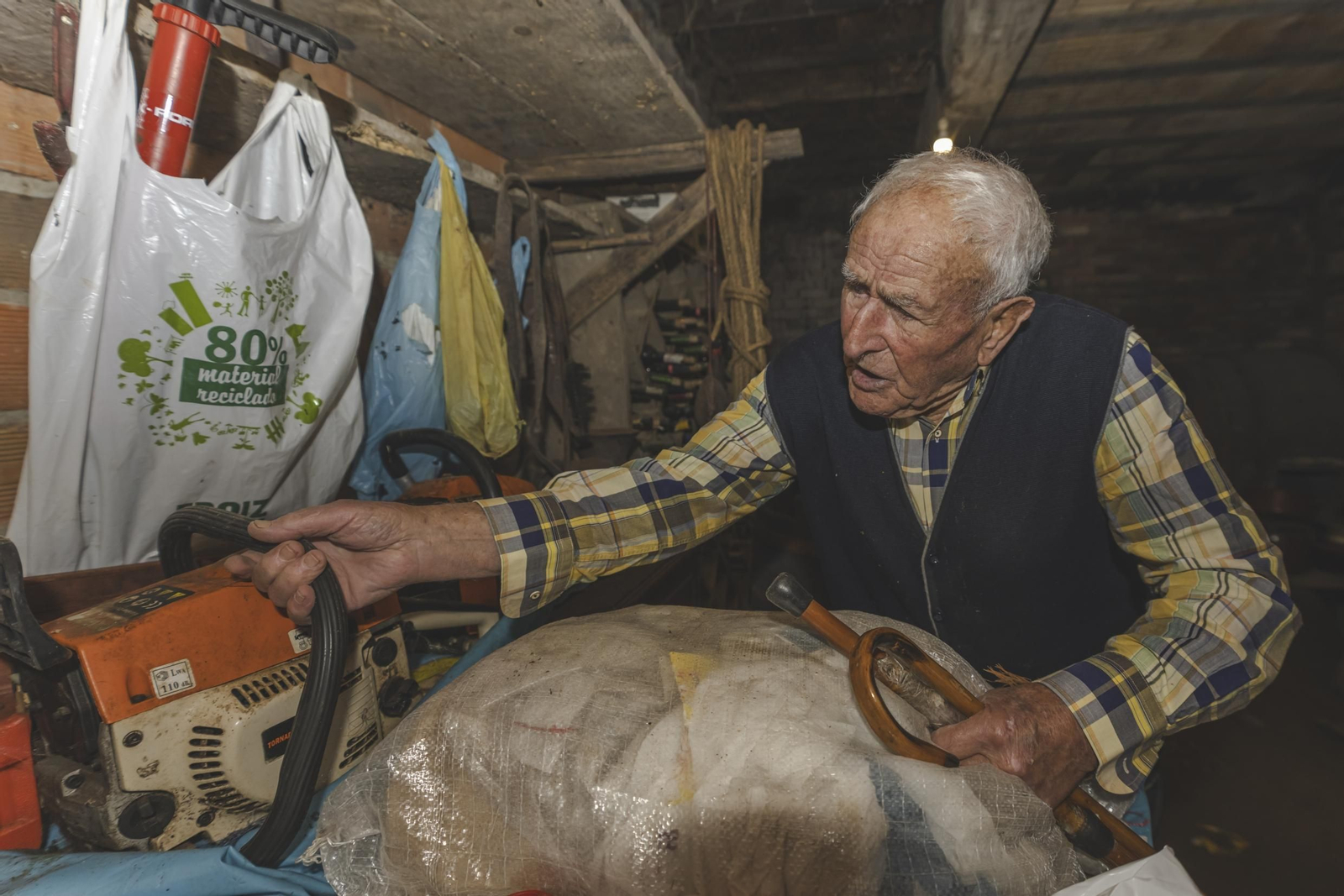 Galería | Así es la vida del centenario más longevo de Ourense, Eustaquio Pérez