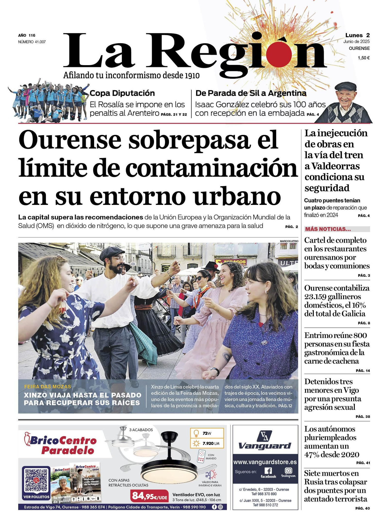 La portada de hoy.