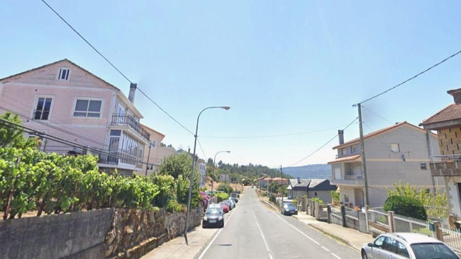 Rúa de Velle, en la que ocurrió el suceso