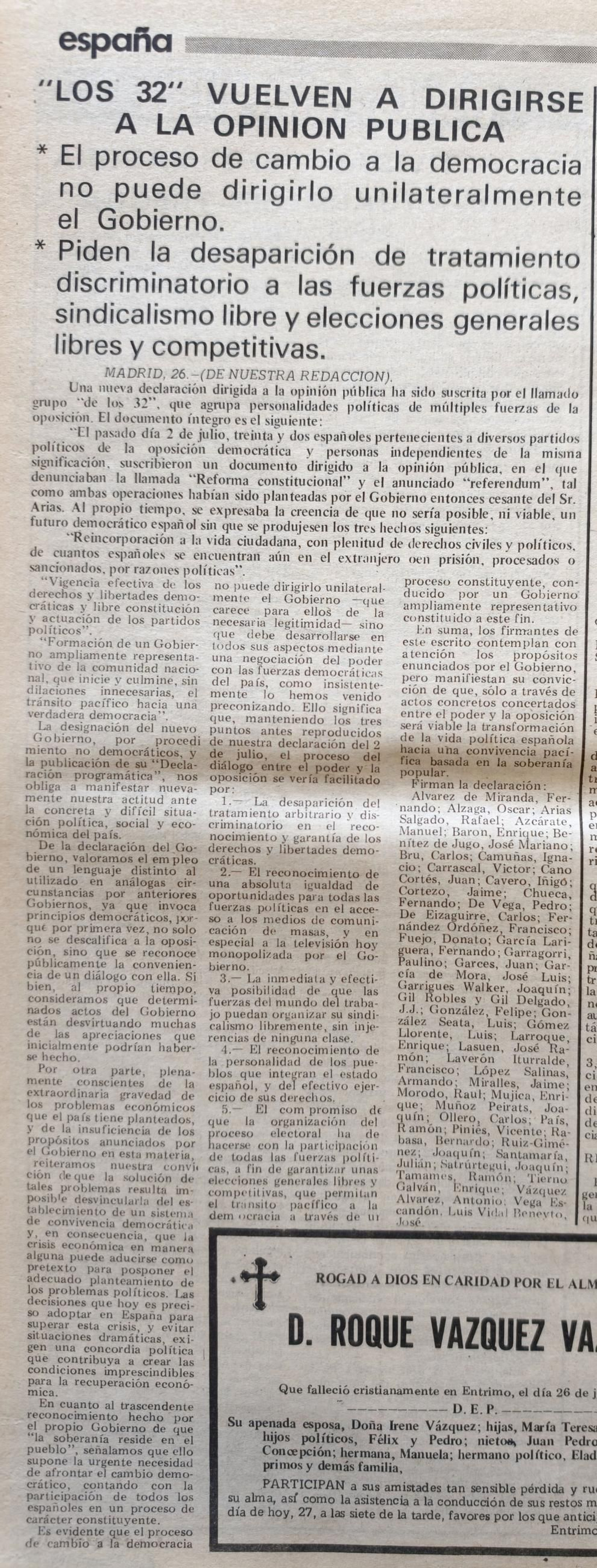 30 de julio de 1976.