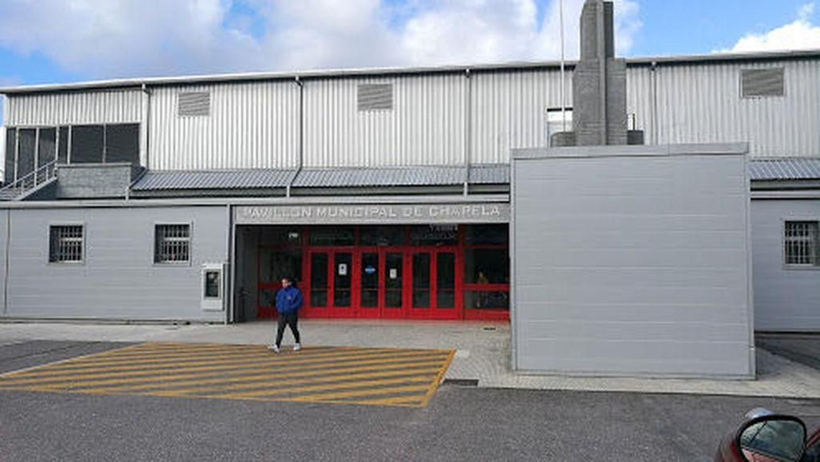 El edificio del pabellón cambiará su apariencia exterior.