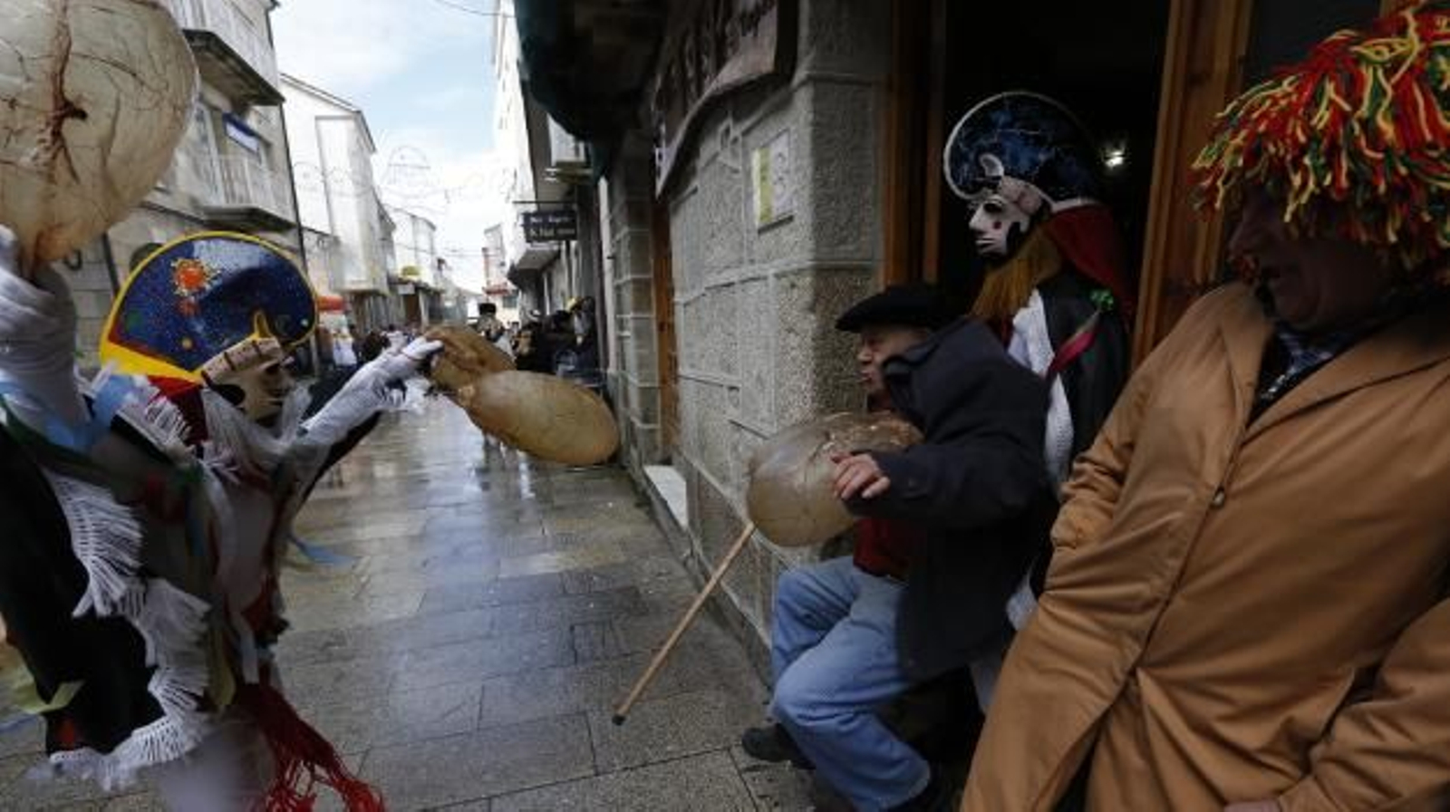 Xinzo disfrutó de su lunes de Entroido