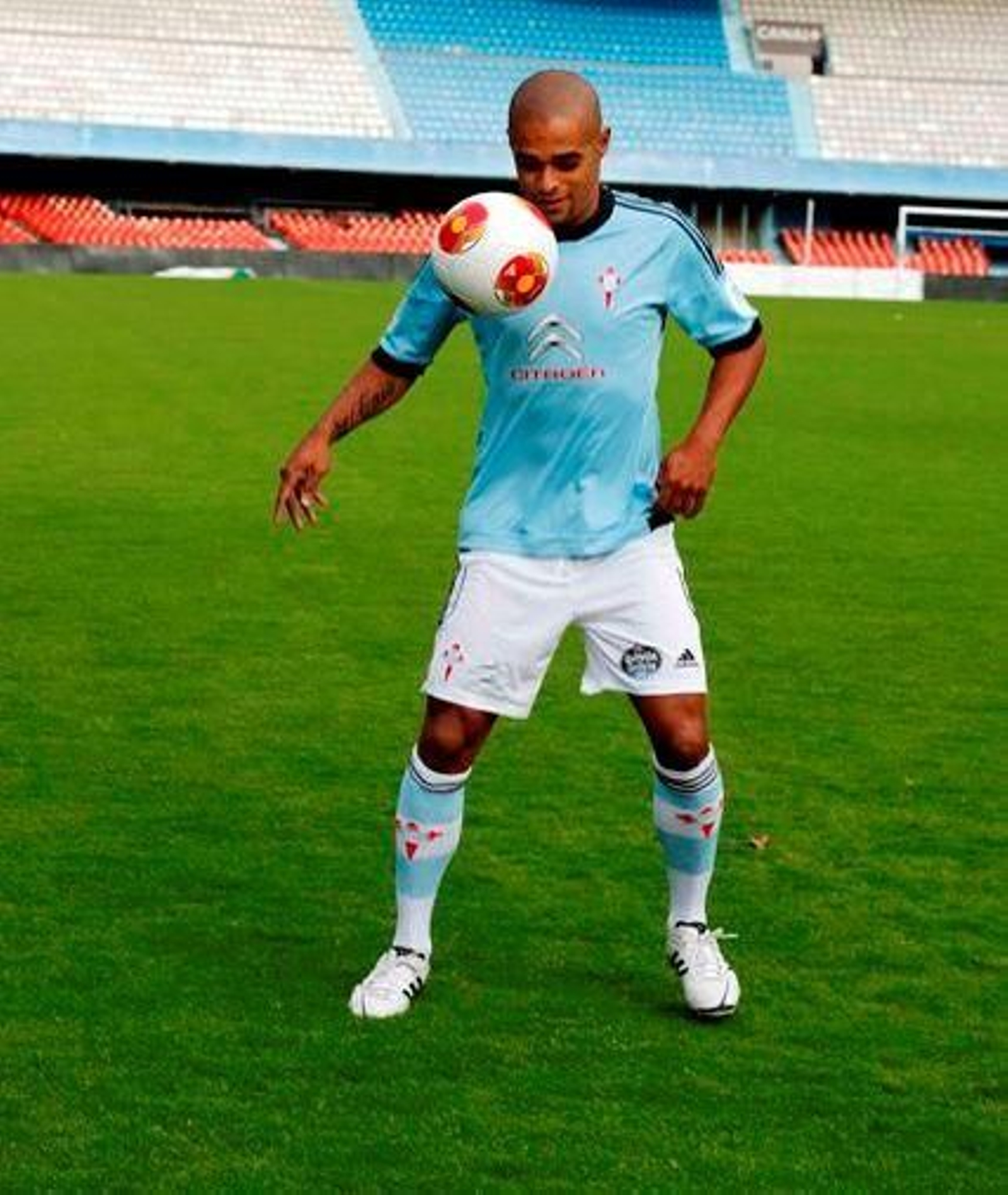 Welliton Soares, durante su presentación el pasado 2 de febrero.// jv landín