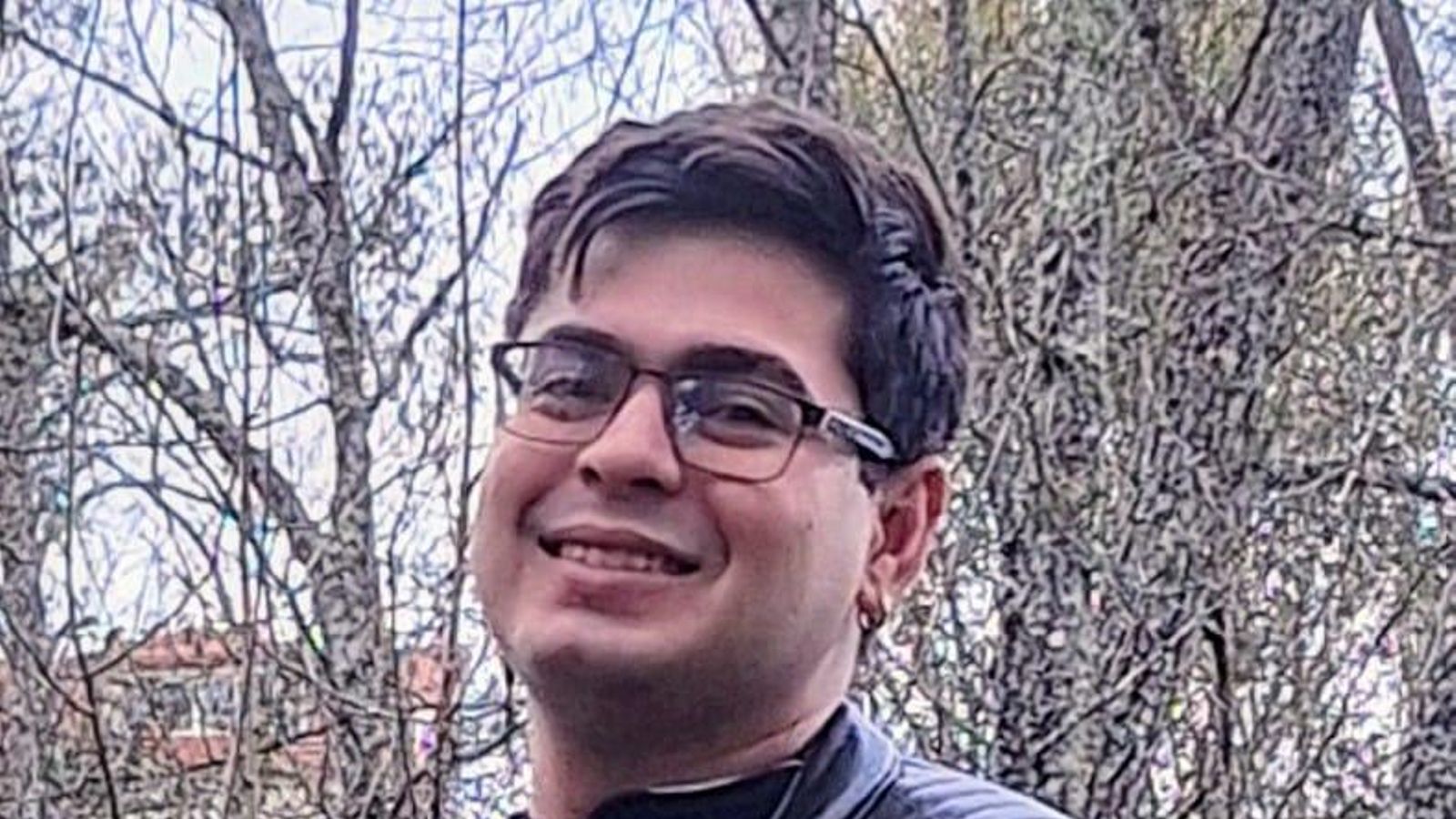 Miguel Manrique en las afueras de Ourense