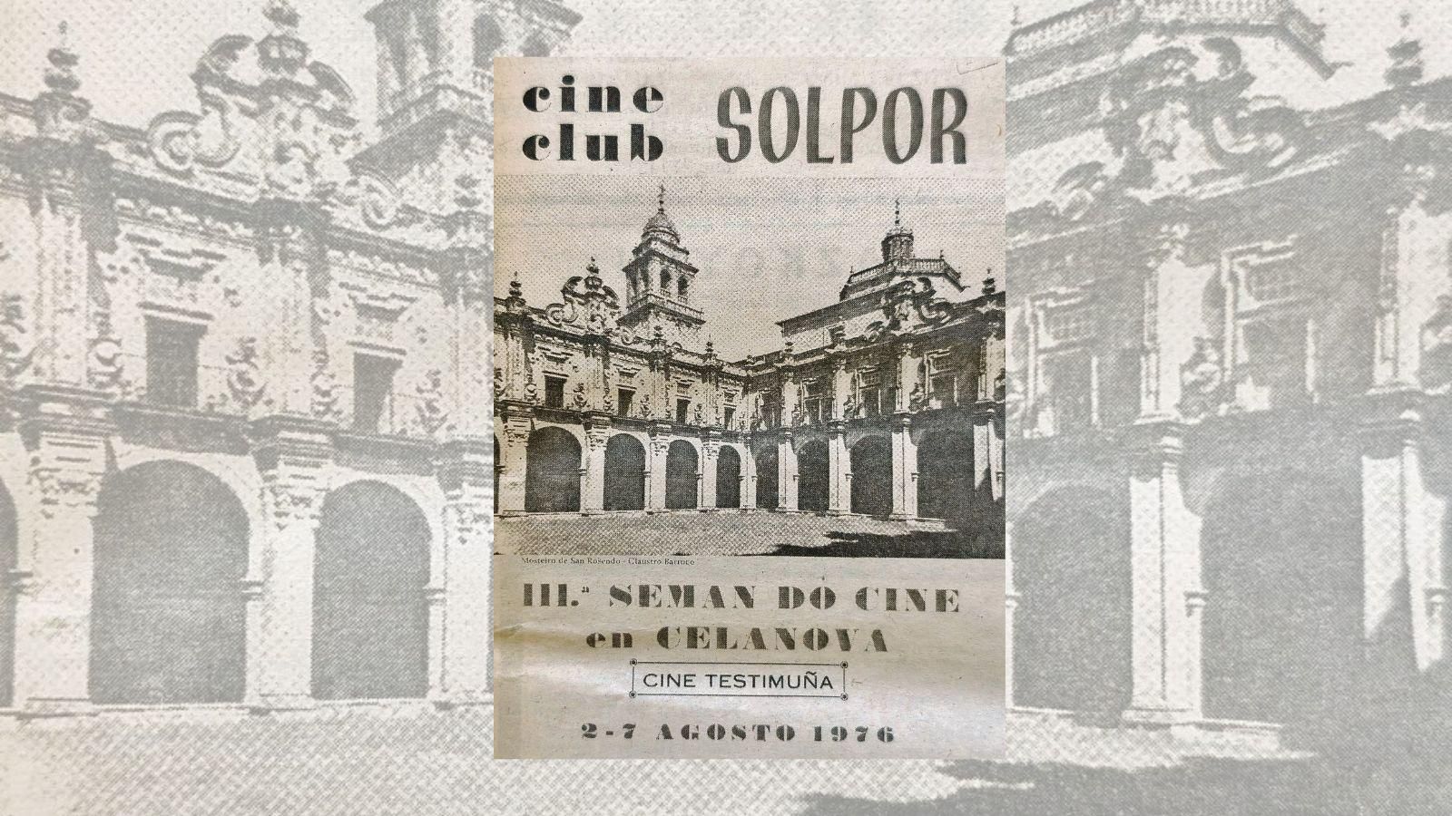 Cartel de la III Semán do Cine.