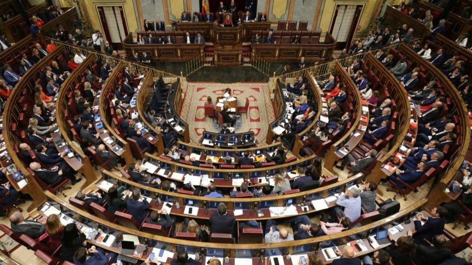 Vista general del Congreso de los Diputados en una de sus últimas sesiones.
