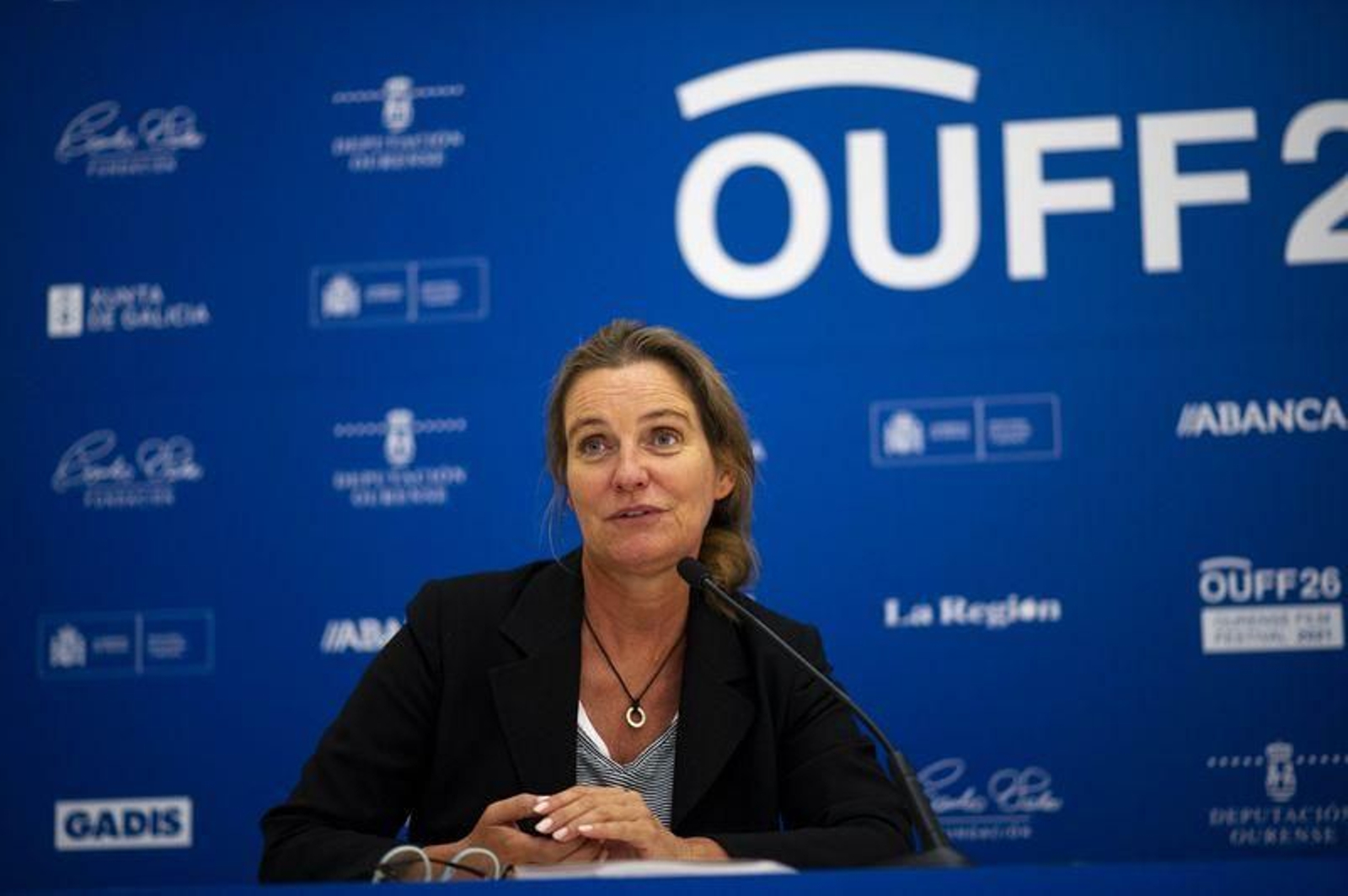 Leonor Silveira, en rueda de prensa