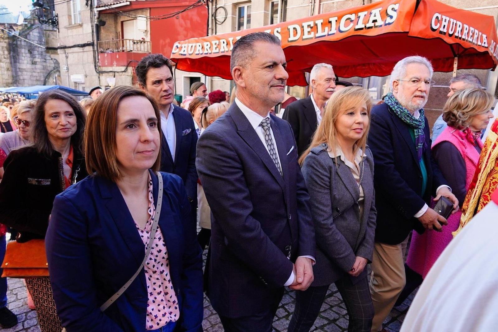 Comitiva política en San Blas.
