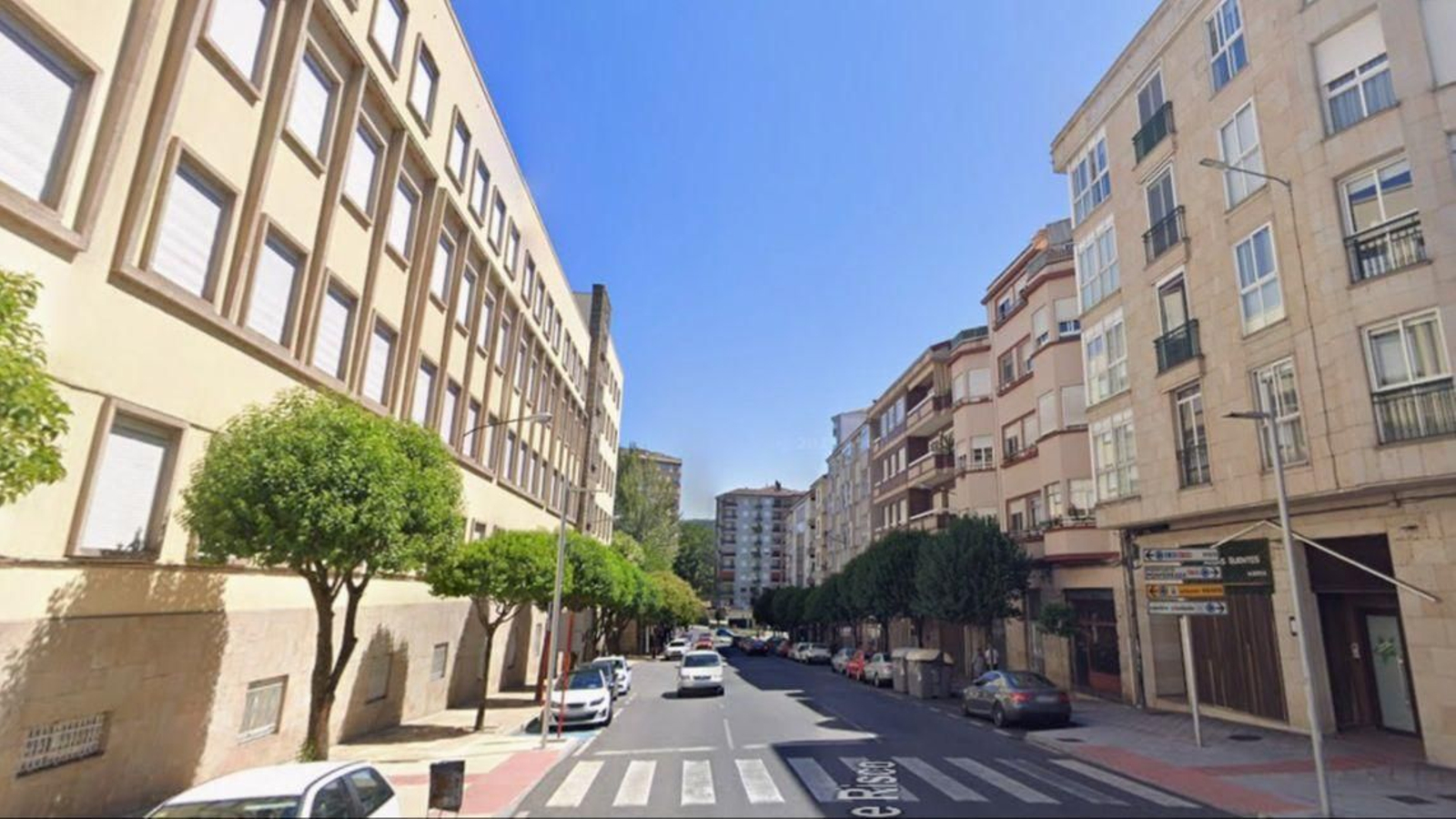 Rúa Vicente Risco, en Ourense