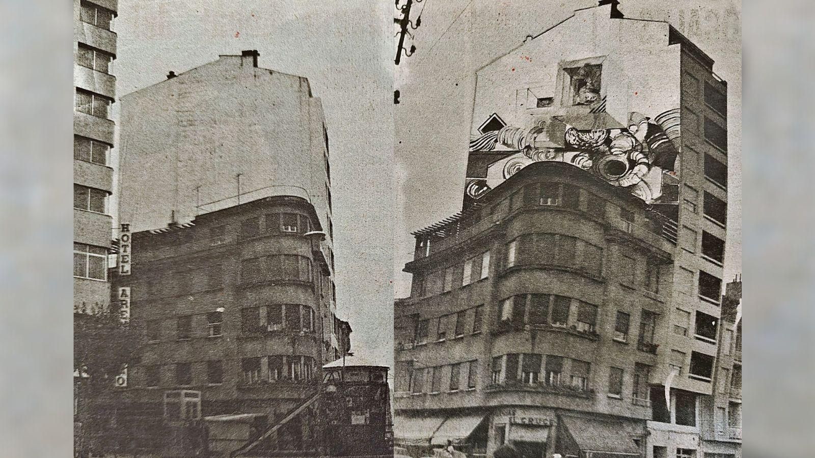 Proyecto para pintar las medianeras de las casas