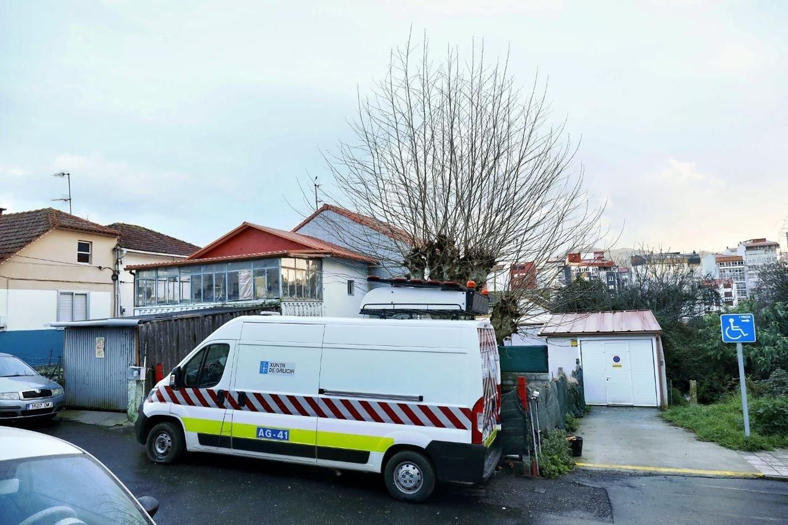 El lugar del hallazgo de la maleta. // Jorge Santomé