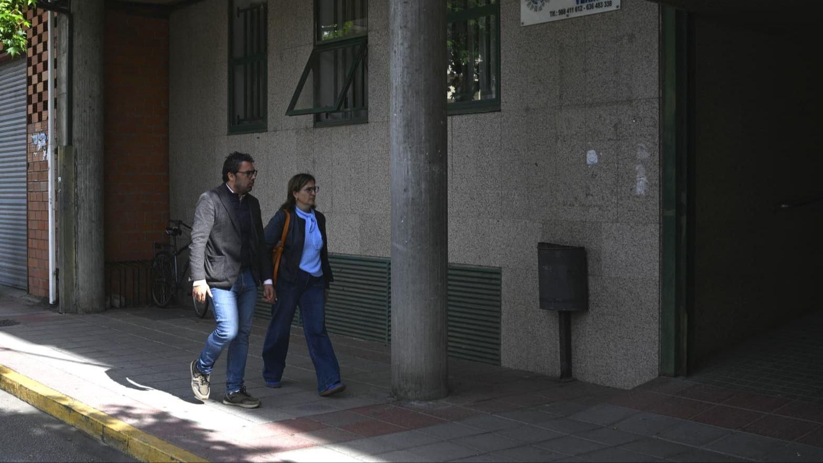 Ana Villarino entra en los juzgados de Verín para prestar declaración