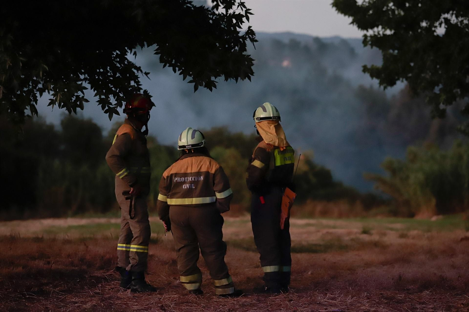 Imagen de archivo de un incendio forestal en Arbo.