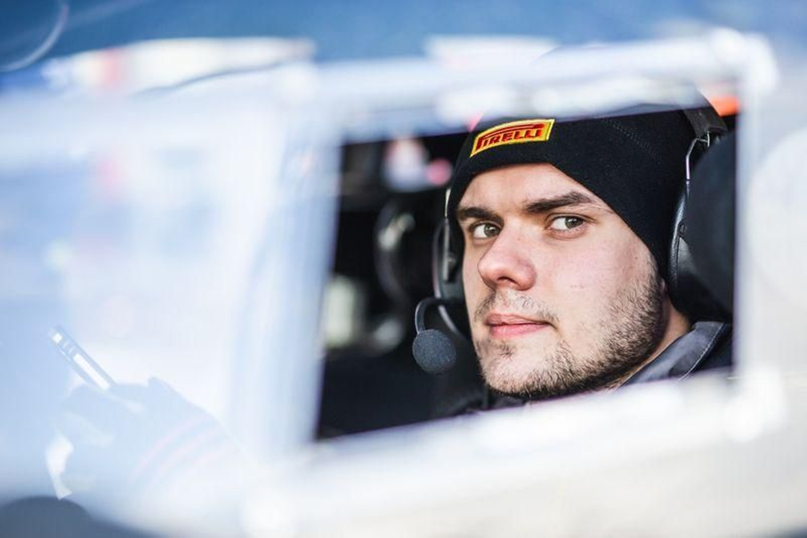 Nikolay Gryazin, en uno de los enlaces del pasado Rally de Suecia. (Gryazin)