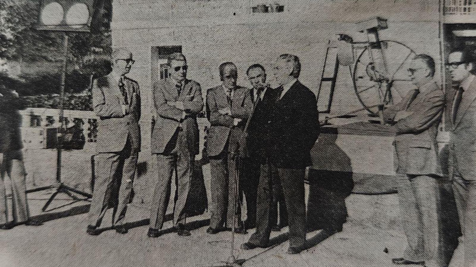 Visita del gobernador civil a Pereiro de Aguiar.