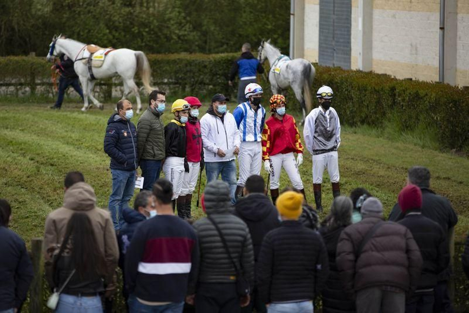 El hipódromo de Antela acogió la Copa Deputación de Hípica en modalidad de velocidad y trote en el hipódromo de Antela (Fotos: Xesús Fariñas)