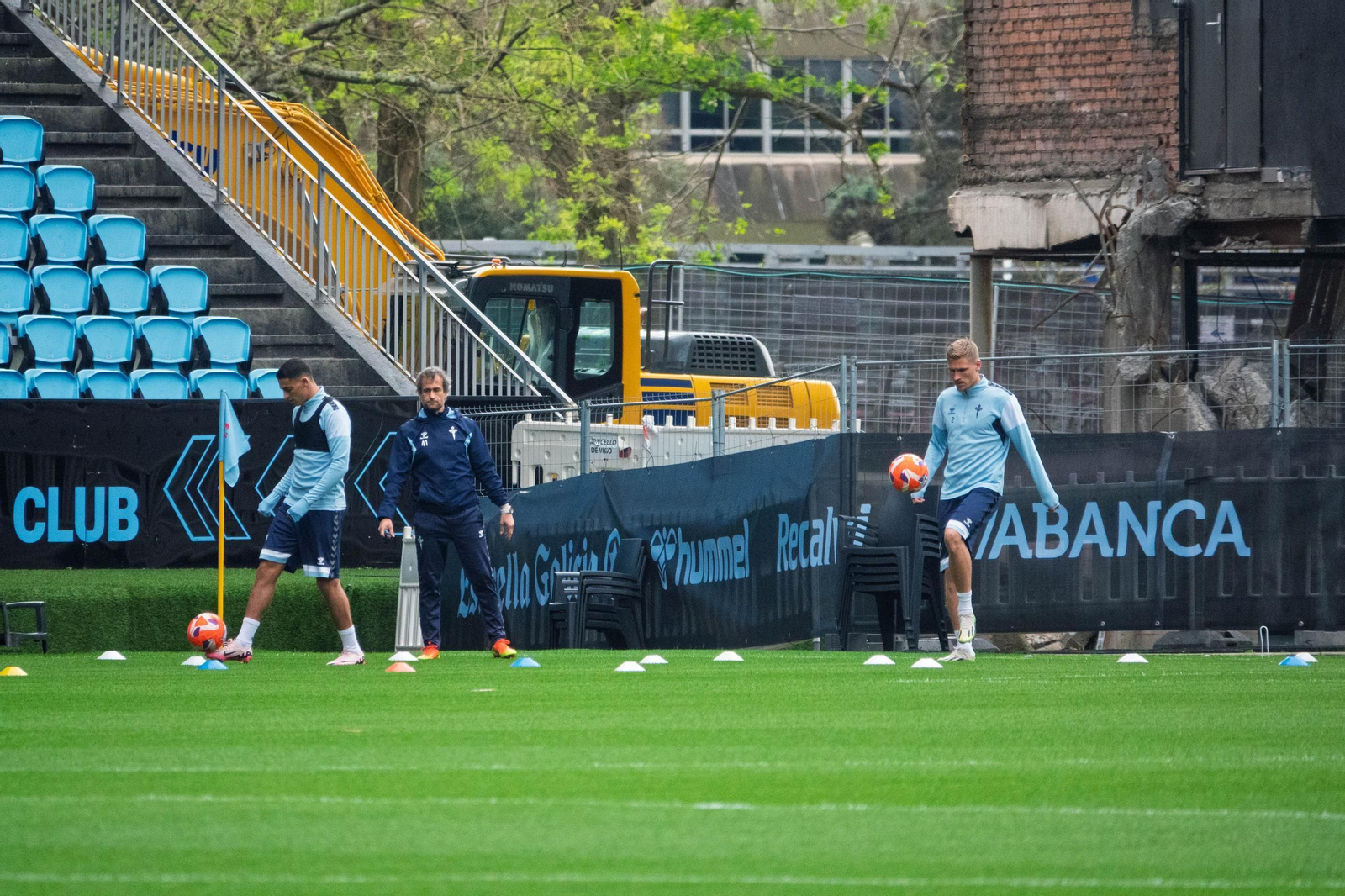 Galería | Entrenamiento multitudinario del Celta en Balaídos