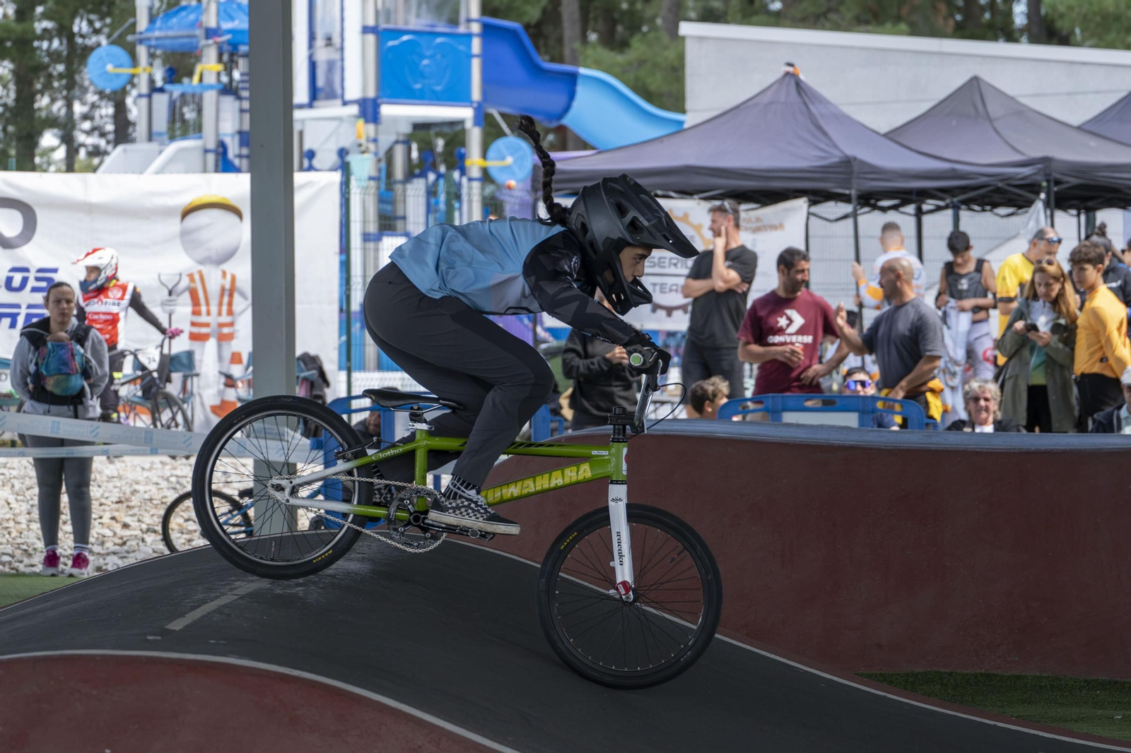 La Copa de España de pump track hizo parada en  Pereiro de Aguiar