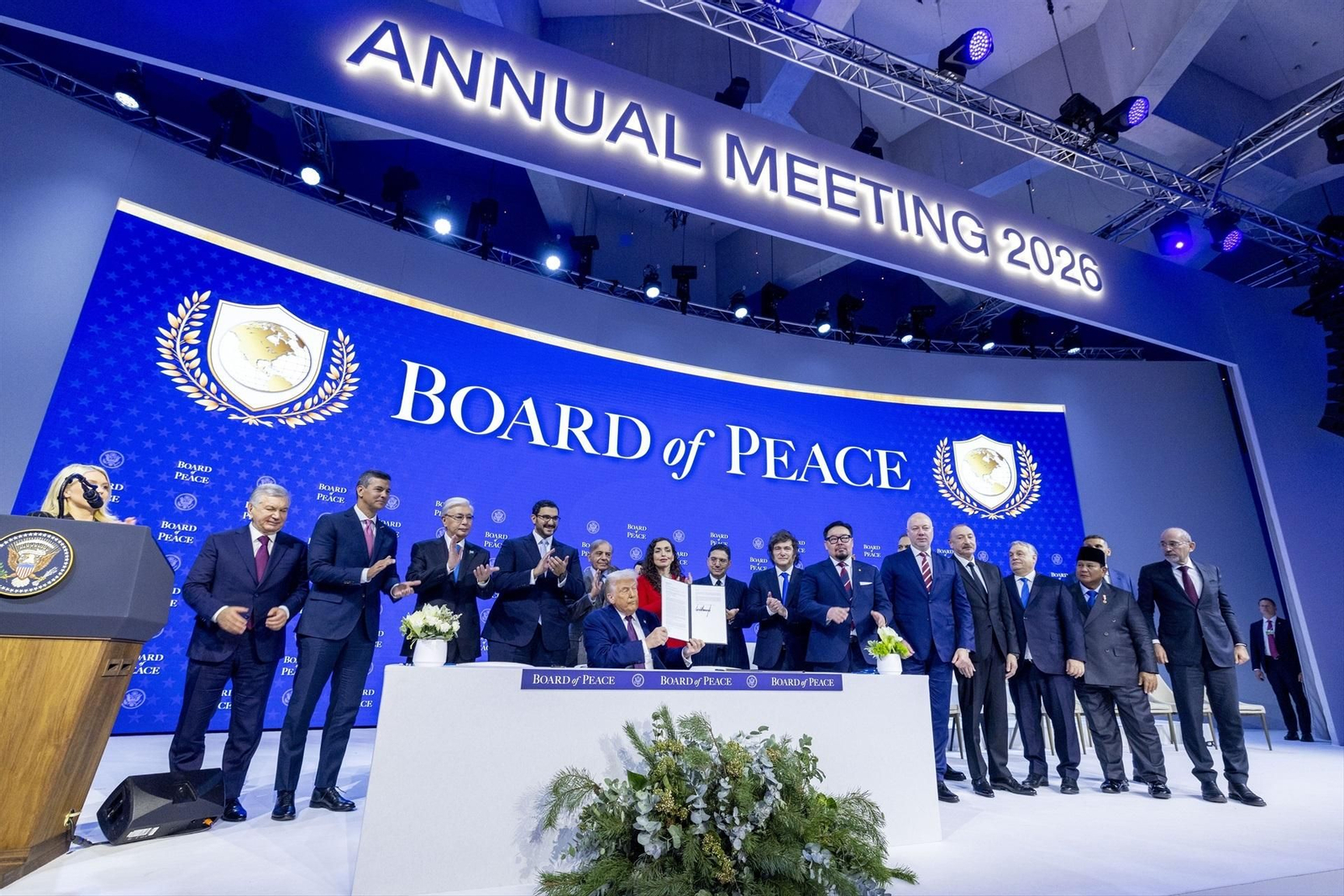 Junta de paz del presidente Trump para Gaza