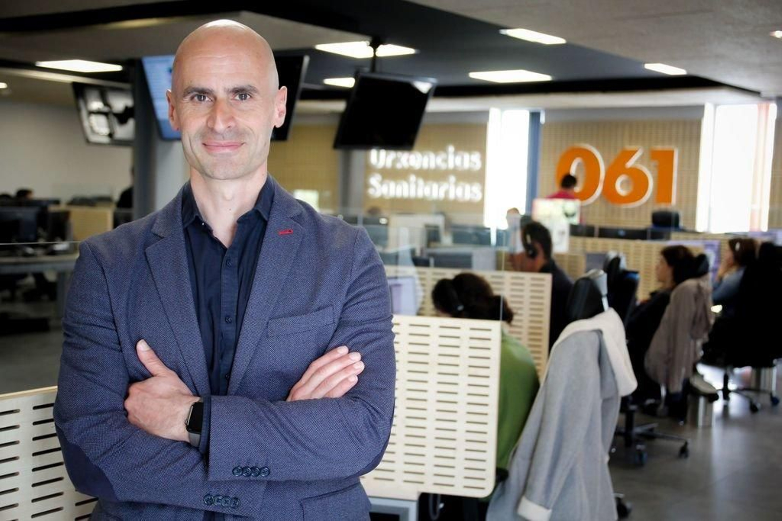 El director de la Fundación del 061, José Flores.