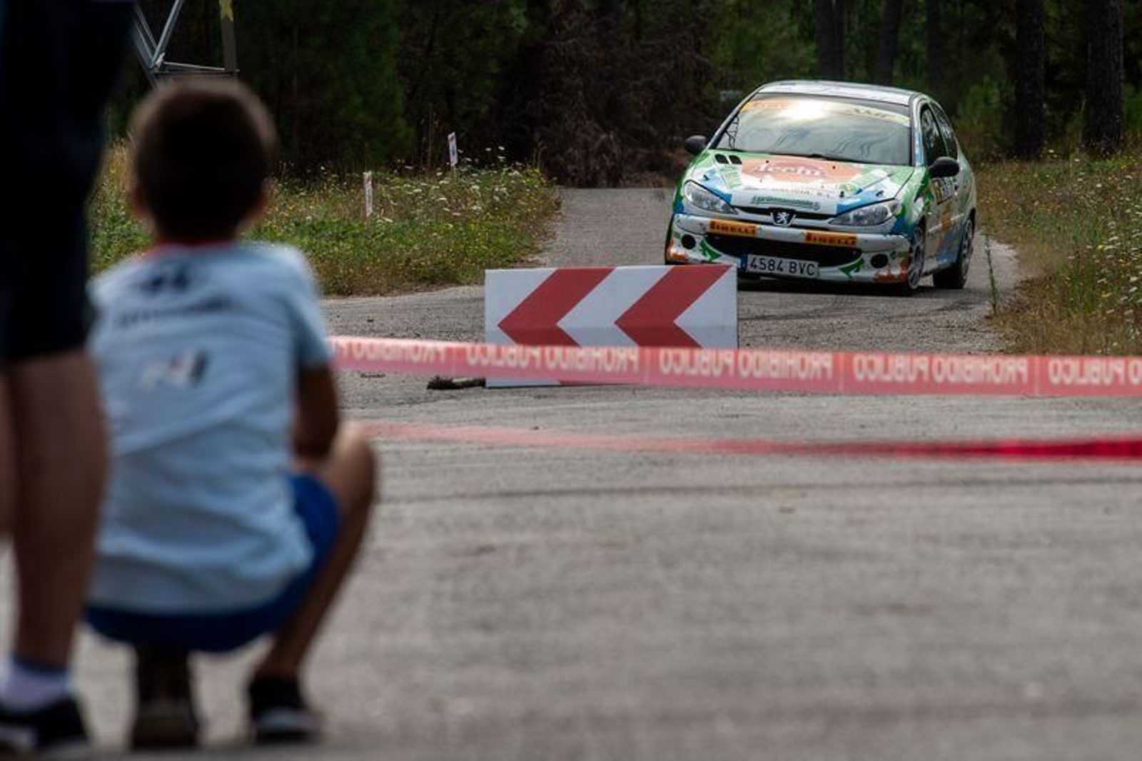 Sesión matinal de la segunda jornada del Rally do Lacón (ÓSCAR PINAL)