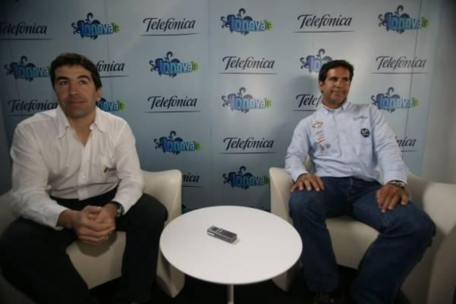 Gonzalo Araújo y Fernando Echávarri forman parte del equipo Telefónica dentro de sus respectivas clases. Foto: vicente