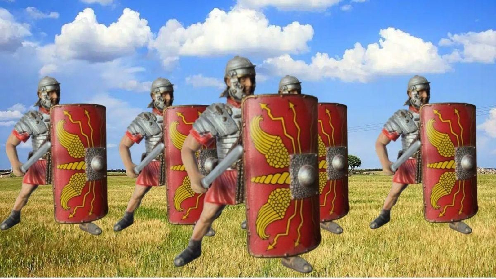 Lexionarios romanos.