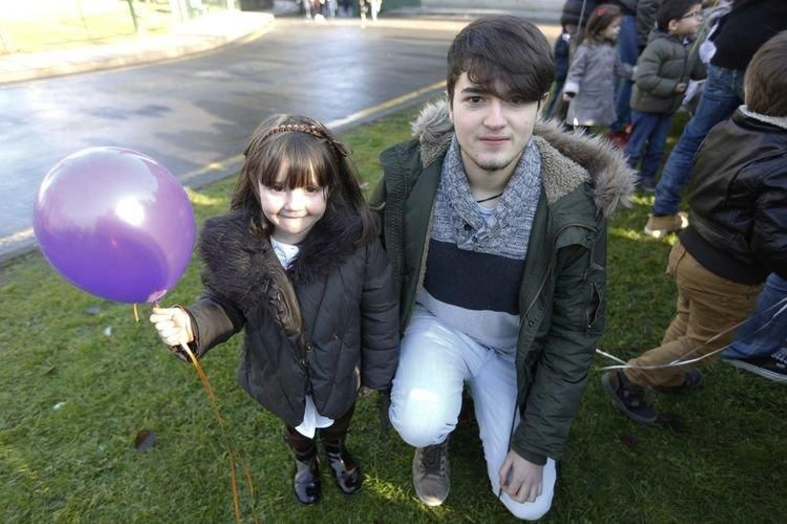 Ourense. 14-01-15. Local. Celebración do 200 aniversario de Don Bosco en Salesianos.
Ana, Miguel
Foto: Xesús Fariñas