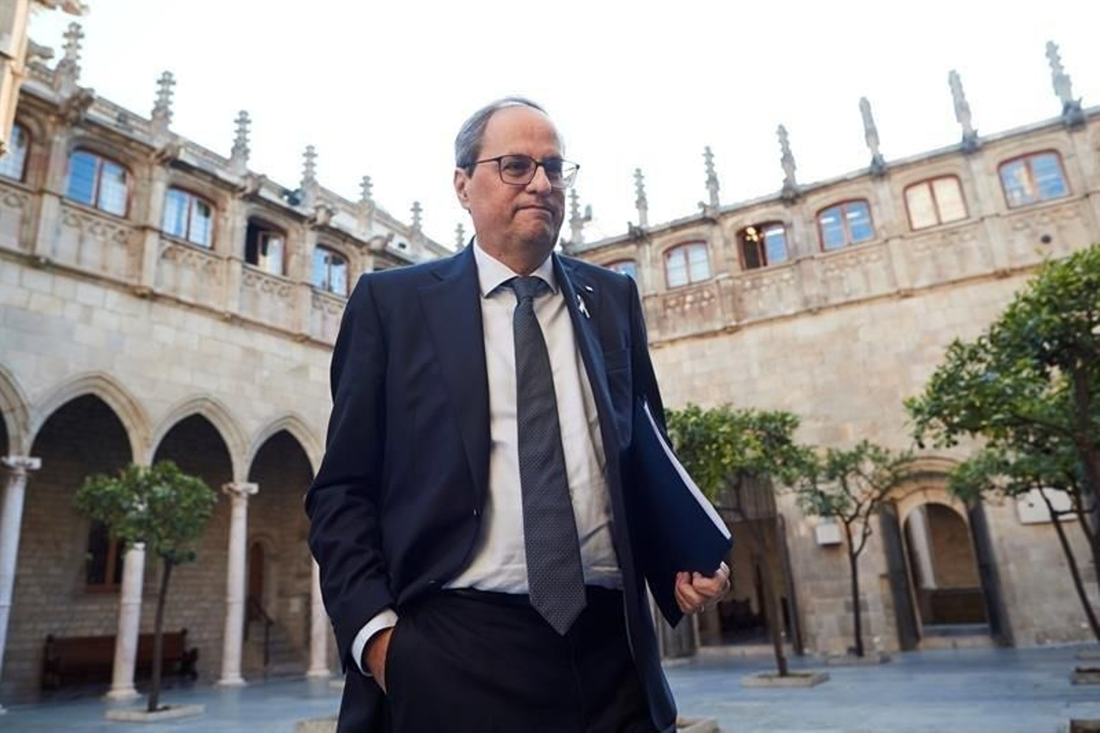 Quim Torra, presidente de la Generalitat de Cataluña.