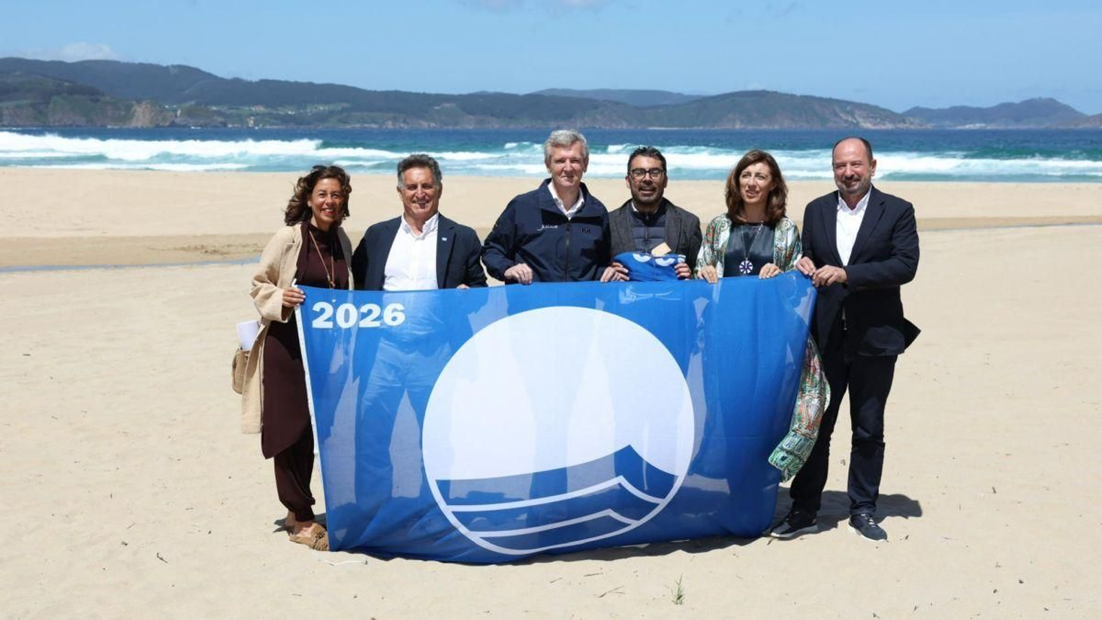 Díaz Mouteiro, José Palacios, Alfonso Rueda, Juan Anta, Ángeles Vázquez y Xosé Merelles.