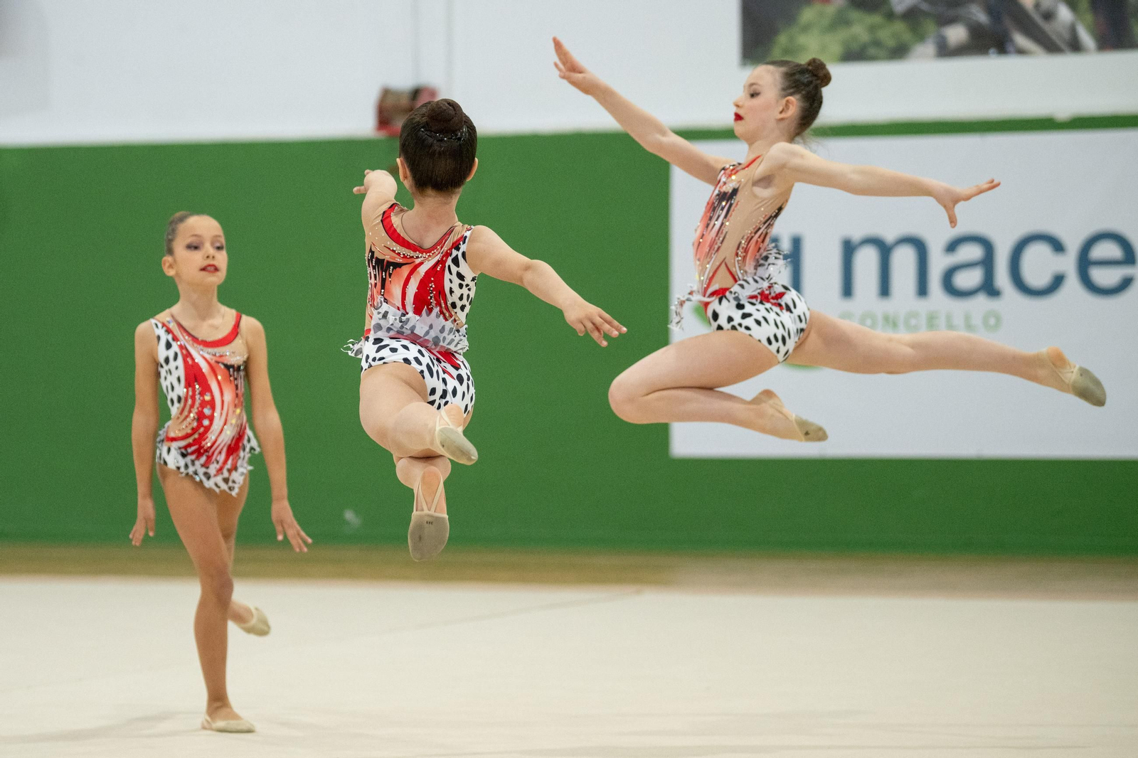Galería | Maceda disfruta con la segunda fase de la Copa Diputación de Gimnasia Artística