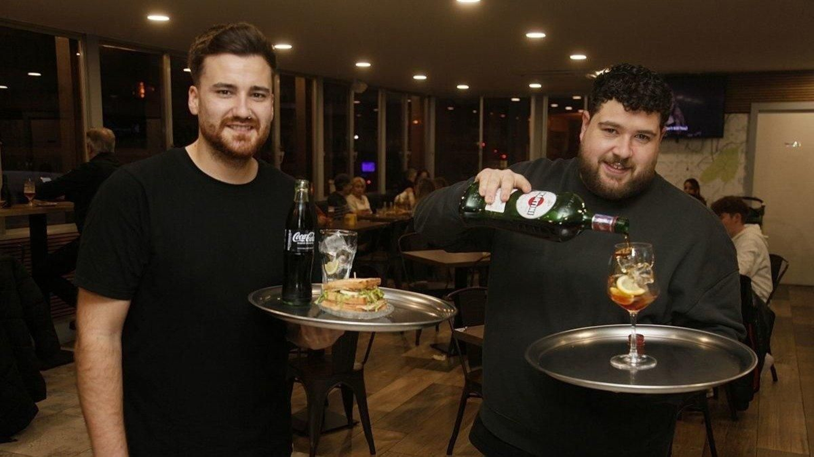 Sergio y Adrián, responsables de Gabbia Urban Food (Miguel Ángel).