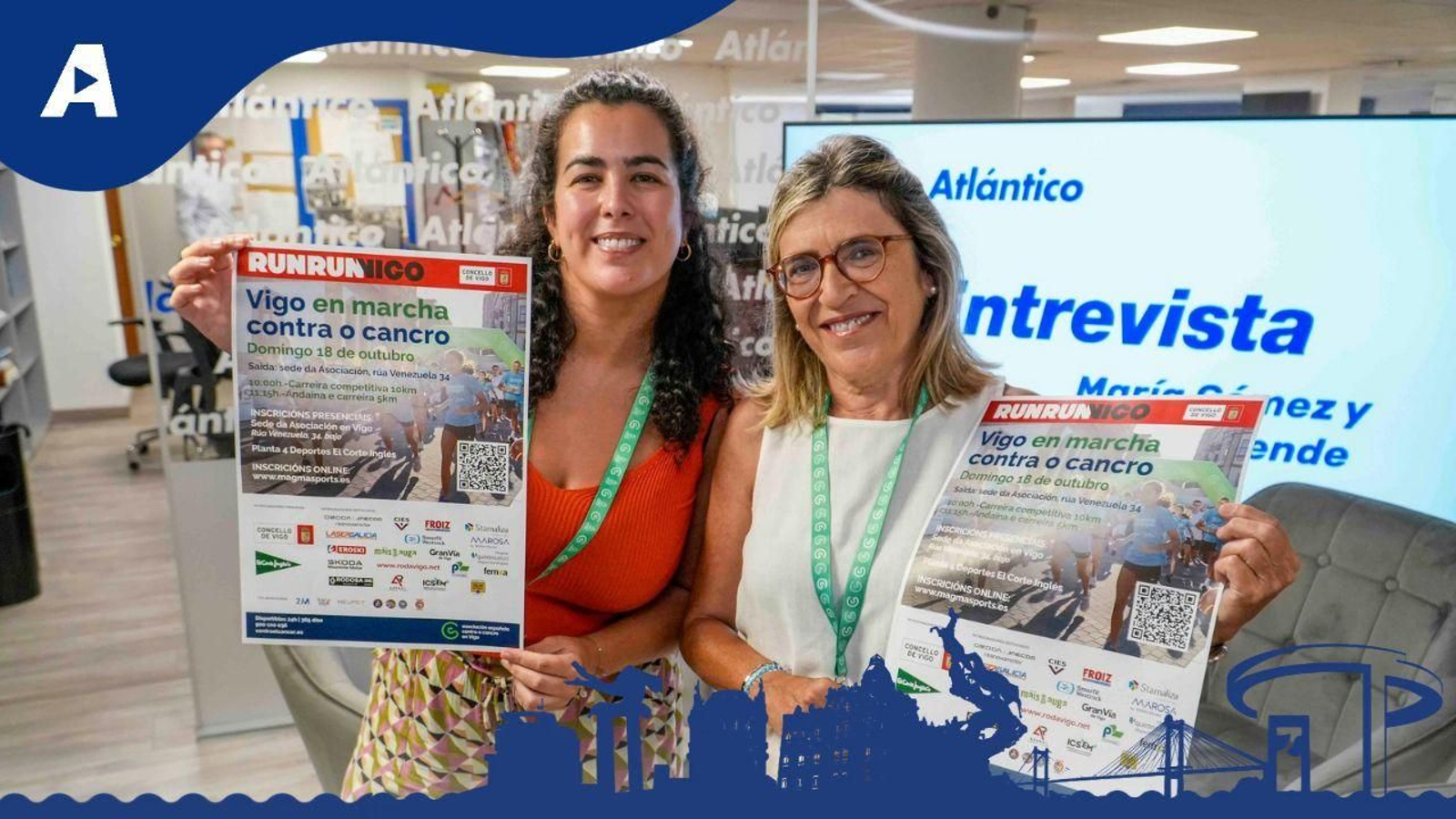Rocío Allende y María Gómez: “La carrera contra el cáncer ayudará a financiar nuestros servicios y a investigar”