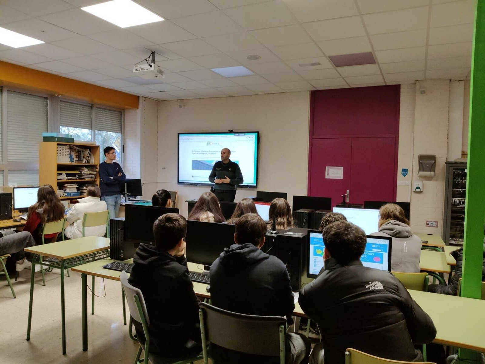 Alumnos del Instituto de Educación Secundaria Universidade Laboral-Ourense