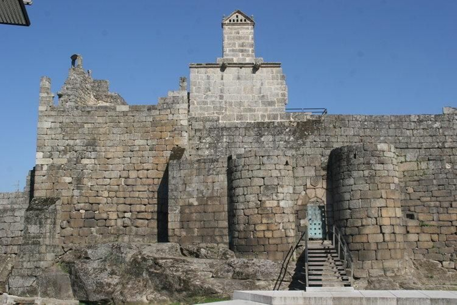 El castillo medieval de los Sarmiento, en Ribadavia.