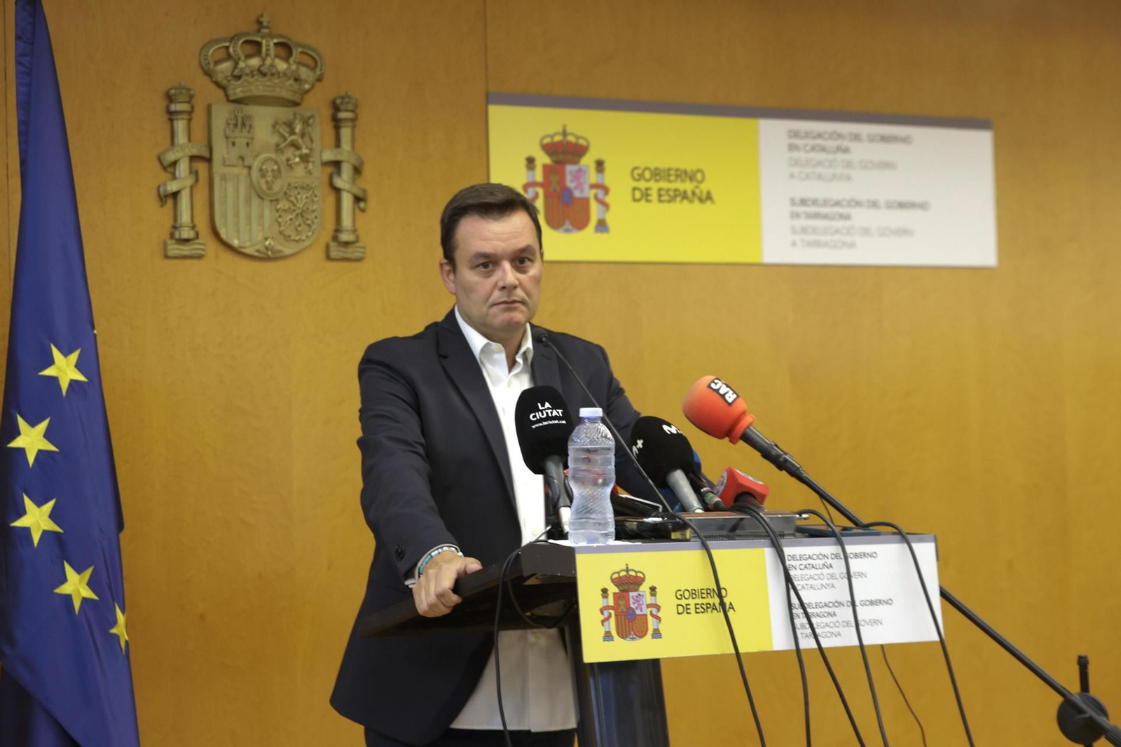 El presidente del Consejo Superior de Deportes (CSD), Víctor Francos, durante una rueda de prensa. Foto de archivo: EFE.