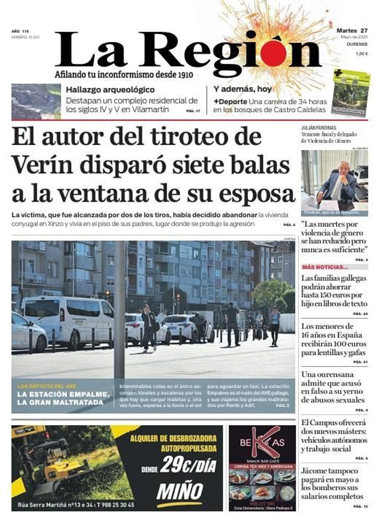 Los titulares de este martes.