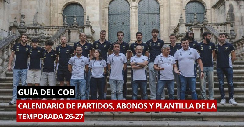 COB Ourense: calendario de partidos, abonos y plantilla de la temporada 26-27