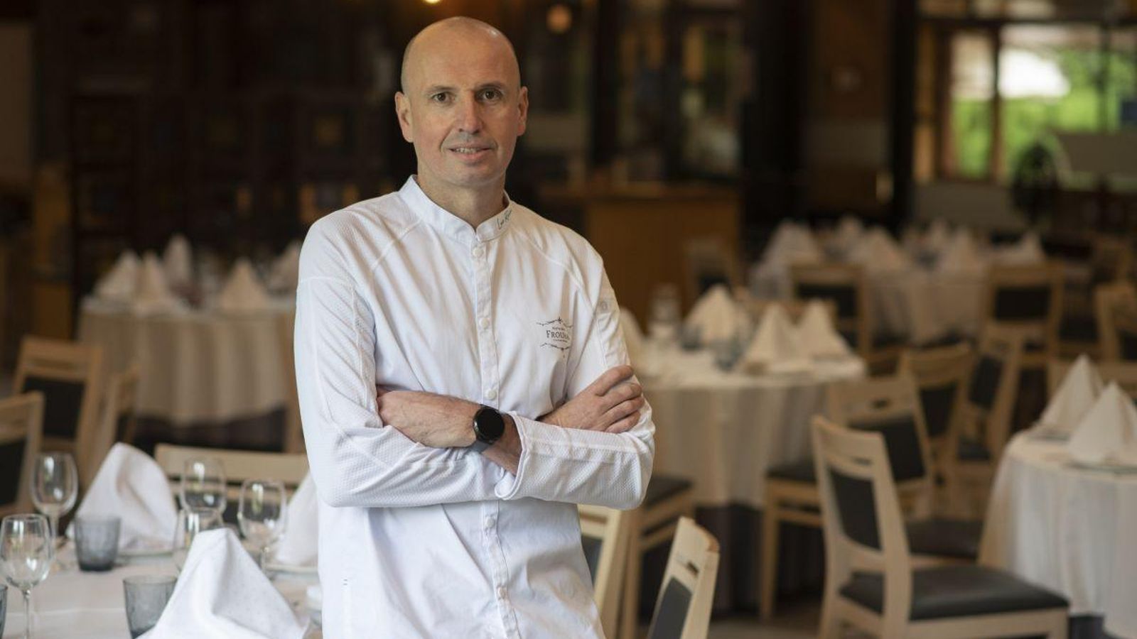 Luis Romaní Franco, en su restaurante